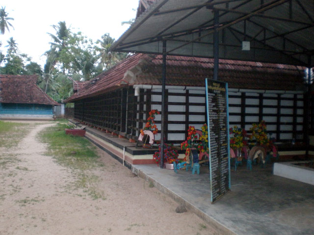 Ancient temple in kumarakom , kerala