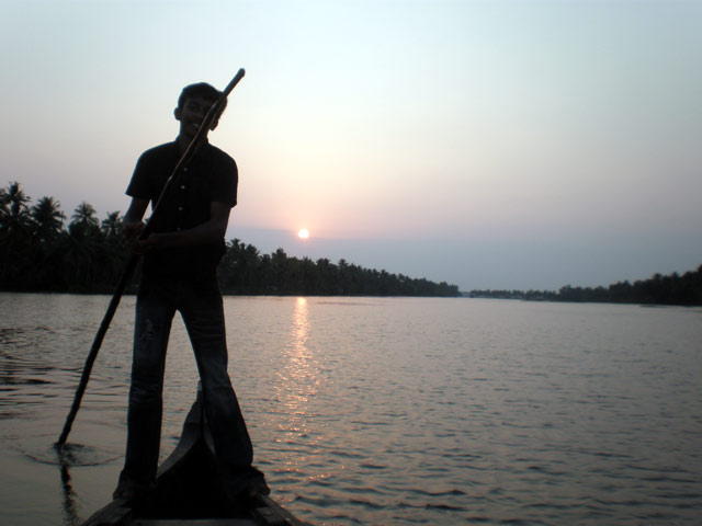 Evening in Backwaters