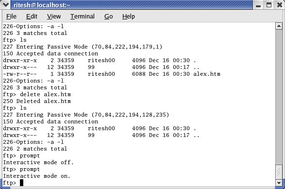 delete file and prompt