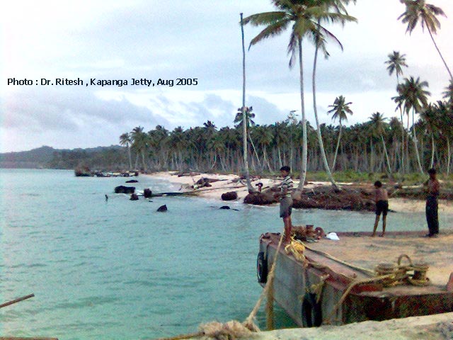 Temporary Jetty at Katchal