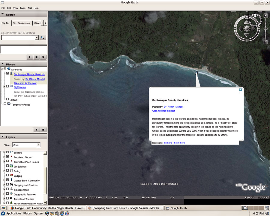 Google earth for linux