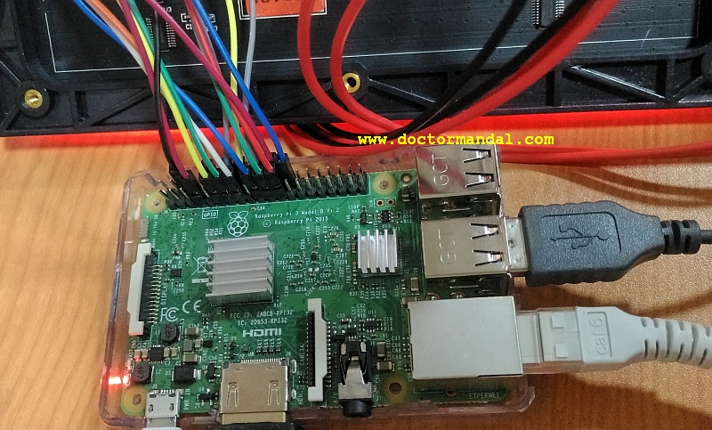 Hub75 to Raspberry Pi connection